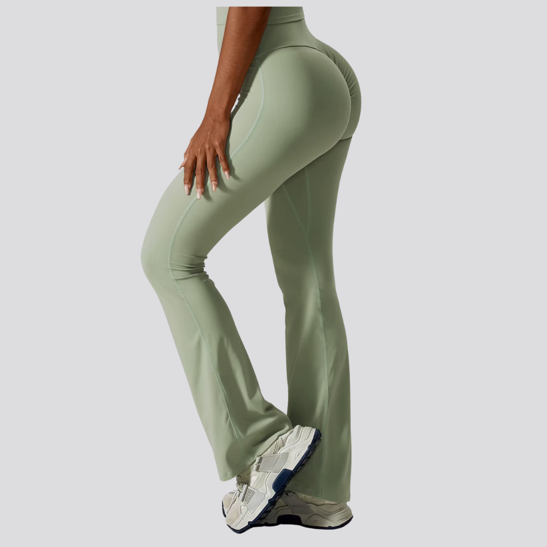 Calça Flare Cós Alto Efeito BUUM Soft Motion