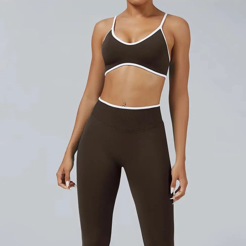 Conjunto Top Push Up e Legging Bia