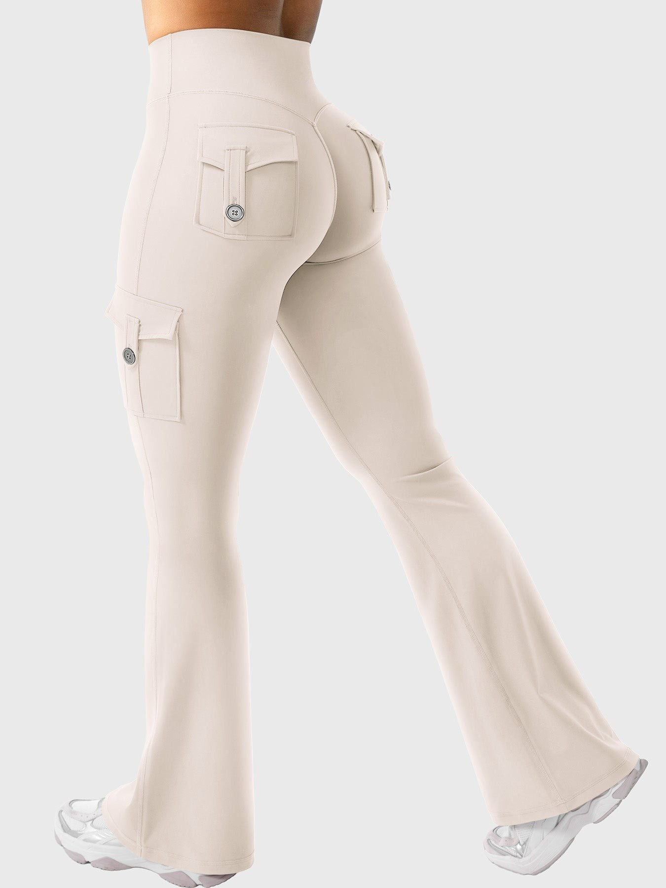 Calça Feminina Flare BUUM Cargo Soft Motion