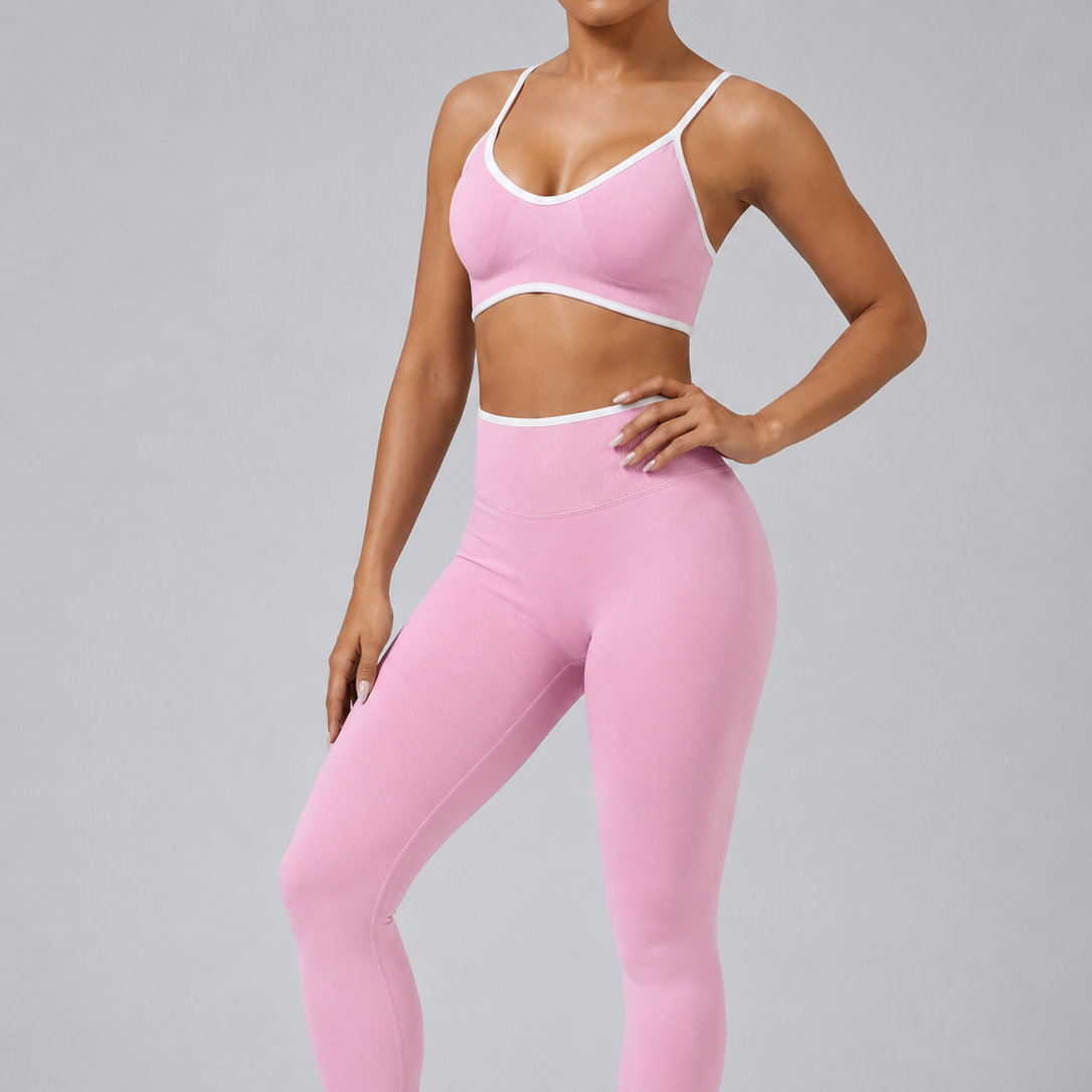 Conjunto Top Push Up e Legging Bia