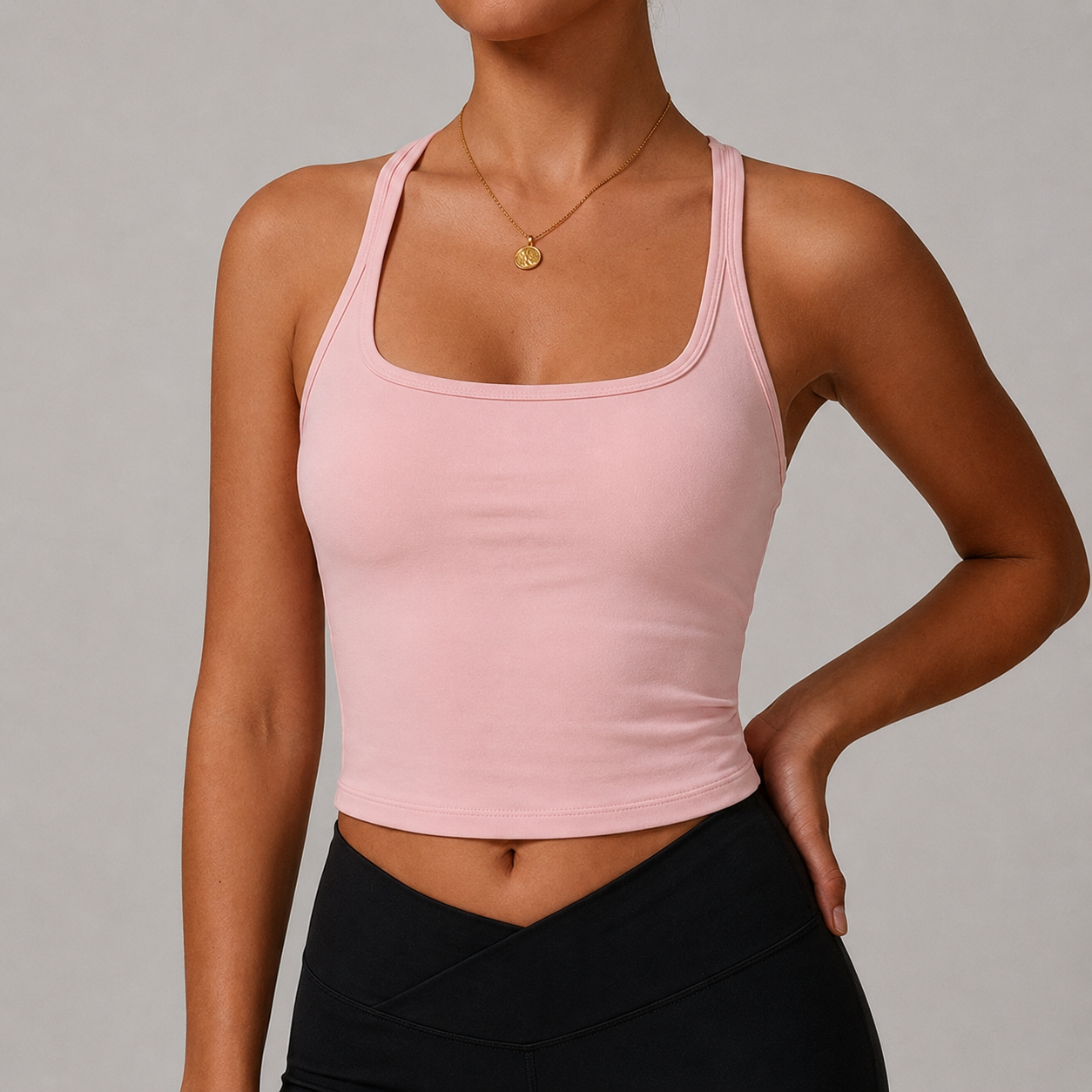 Blusinha Nadador com Bojo Poliamida Basic