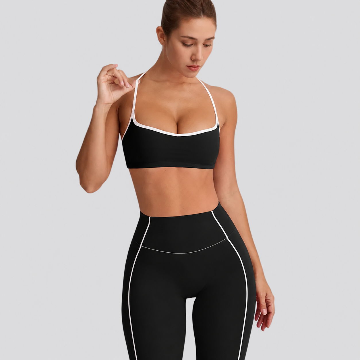Conjunto Top Push Up com Legging Love Elisa