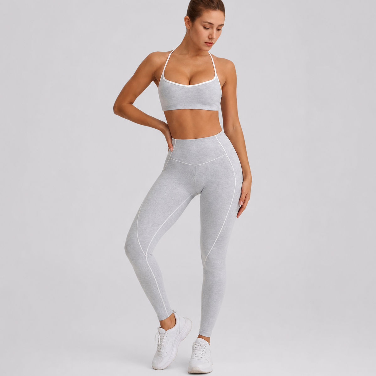 Conjunto Top Push Up com Legging Love Elisa