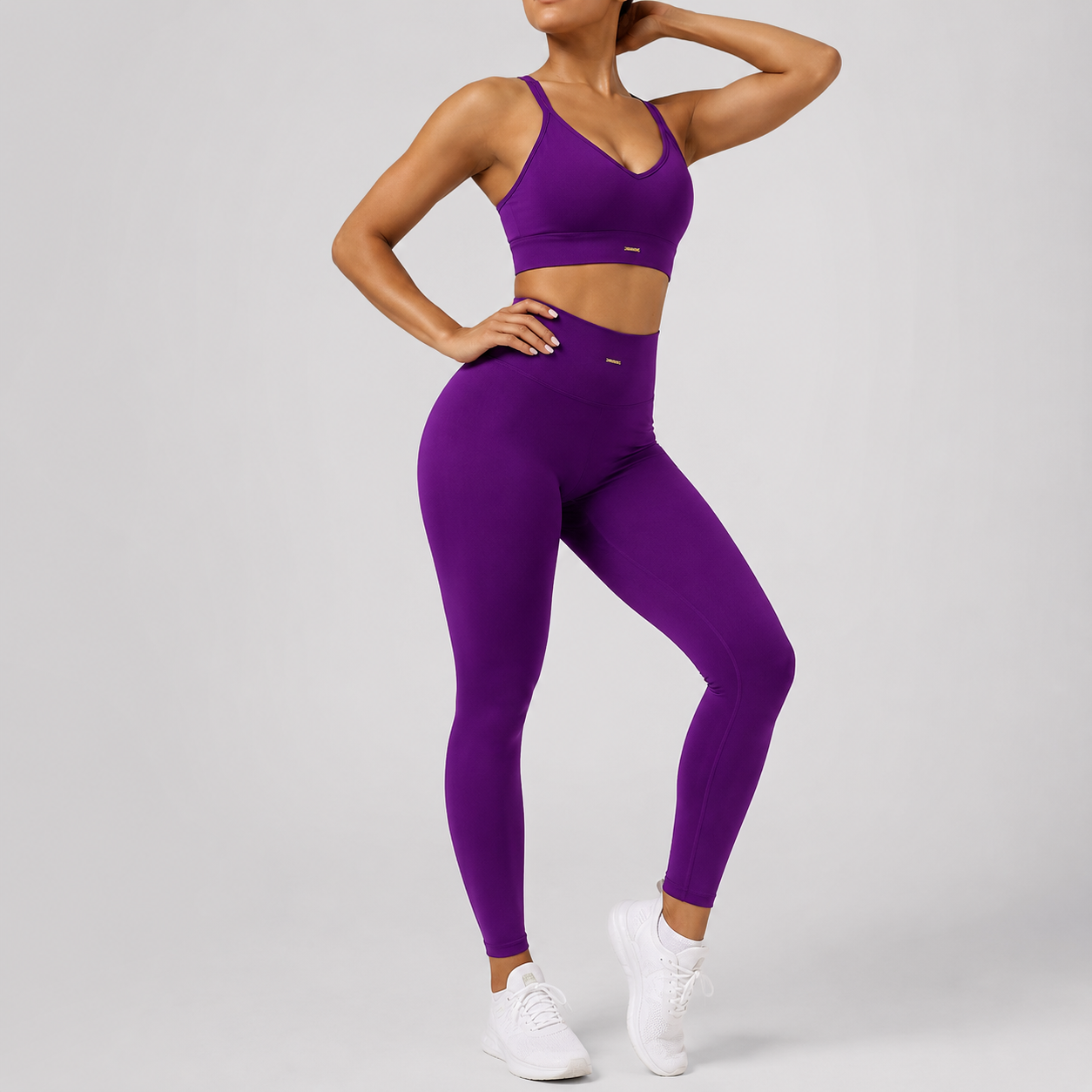 Conjunto Top Push Up com Legging Isis