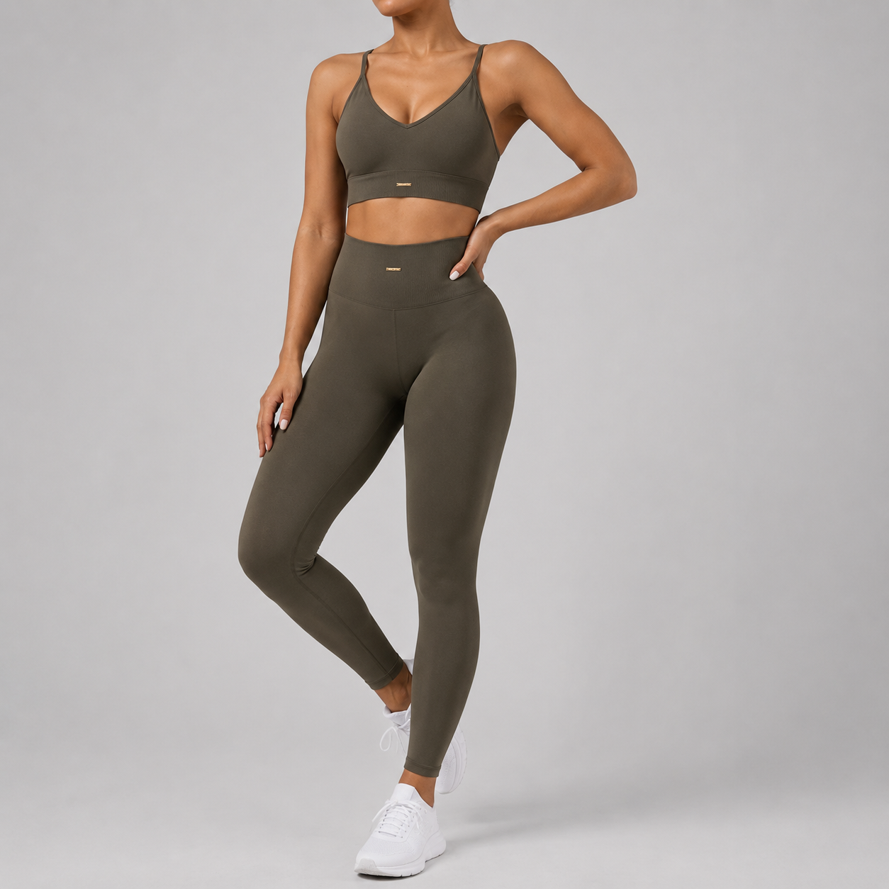 Conjunto Top Push Up com Legging Isis