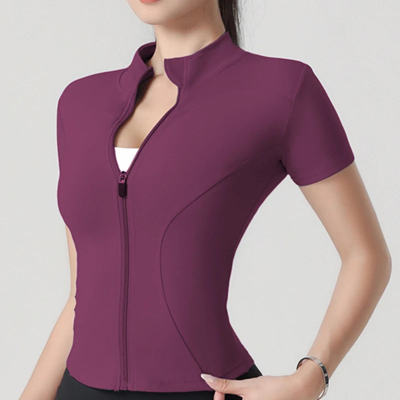 Blusa Meia Manga com Zíper Dani