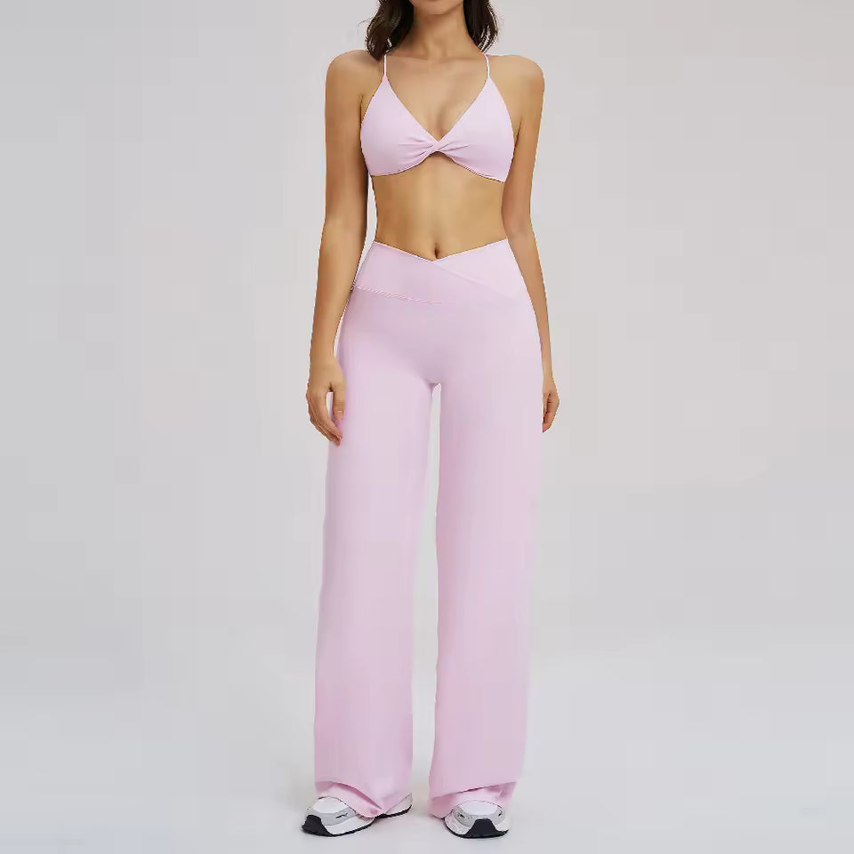 Conjunto Efeito BUUM Soft Motion Top Calça Cós V Modeladora