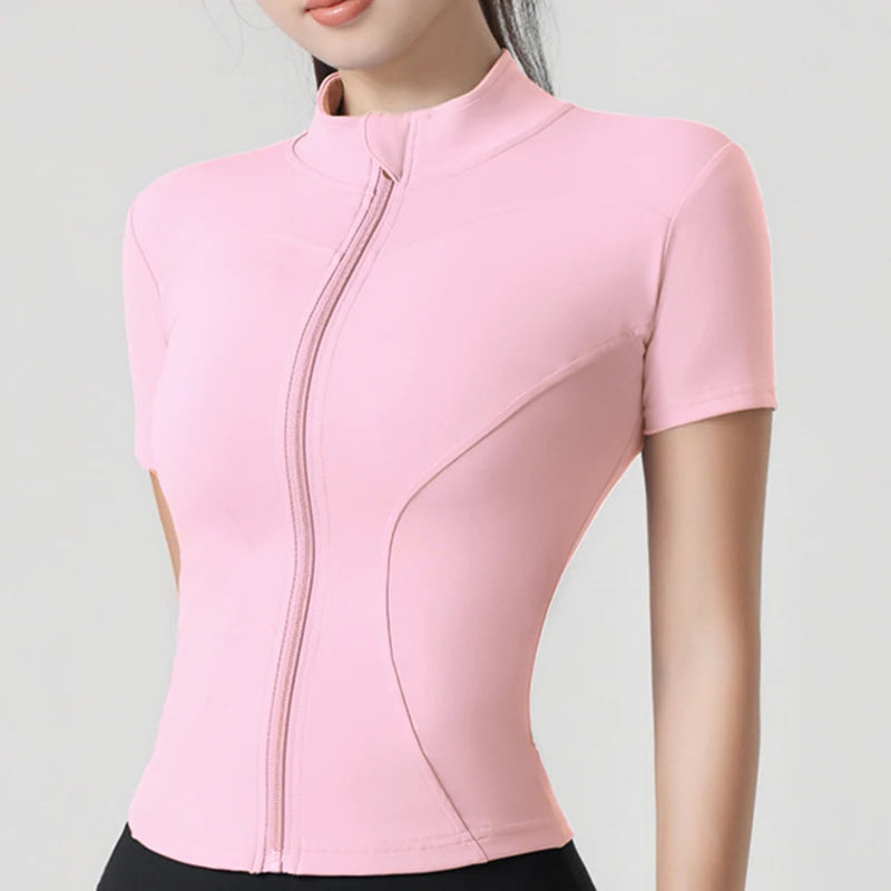 Blusa Meia Manga com Zíper Dani