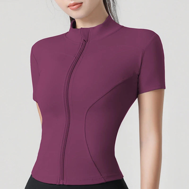 Blusa Meia Manga com Zíper Dani