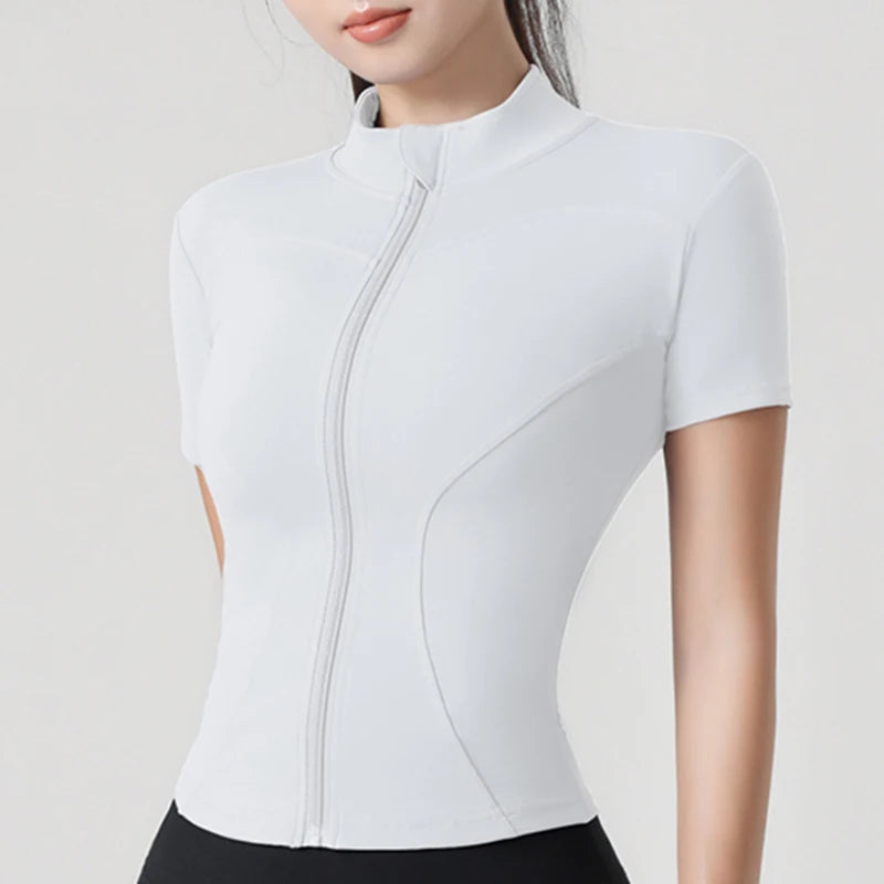 Blusa Meia Manga com Zíper Dani