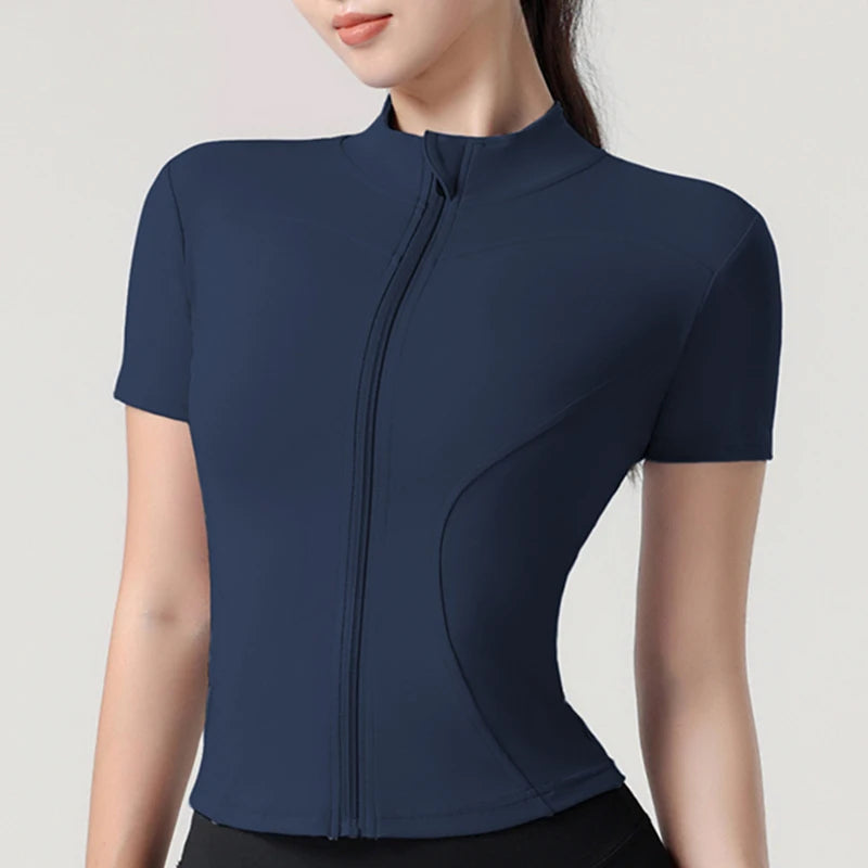 Blusa Meia Manga com Zíper Dani