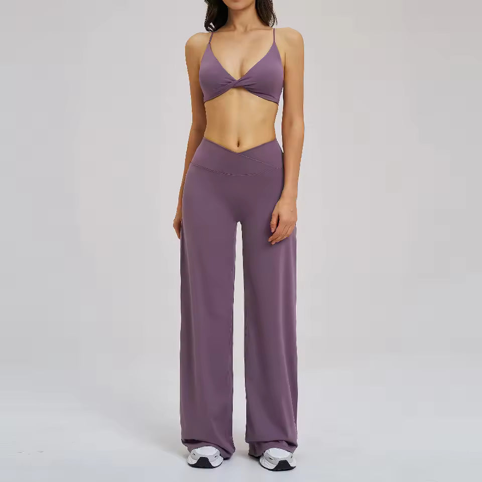 Conjunto Efeito BUUM Soft Motion Top Calça Cós V Modeladora