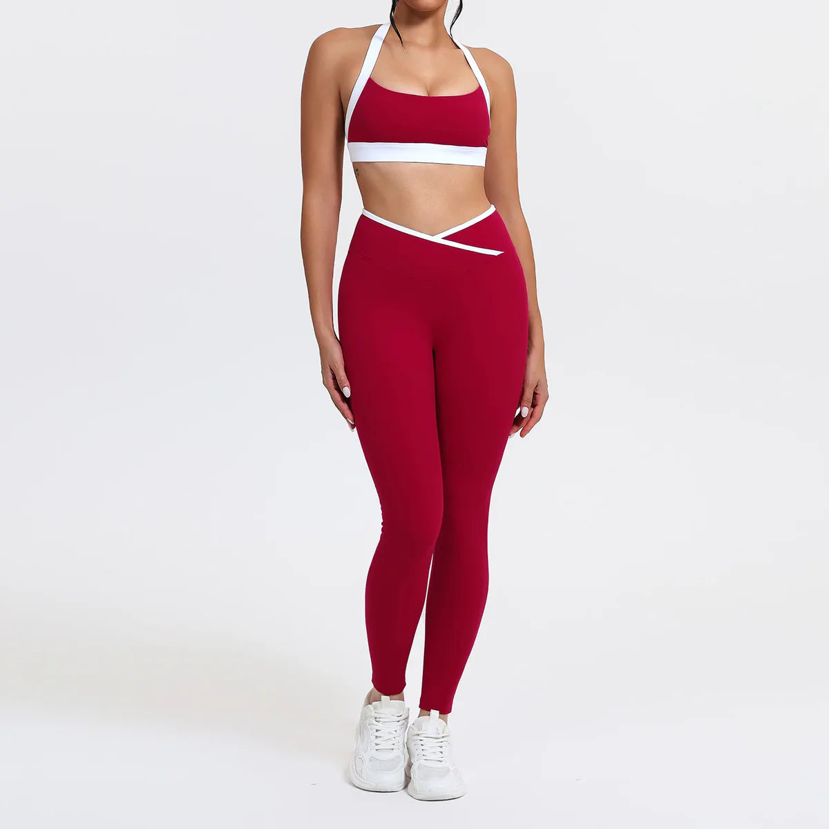 Conjunto Top Frente Único e Legging Cós V Kyra