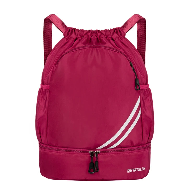 Saco de ginásio de fitness esporte basquete mochila viagem ao ar livre pacote à prova dwaterproof água saco de natação bolsa caminhadas escalada mochila
