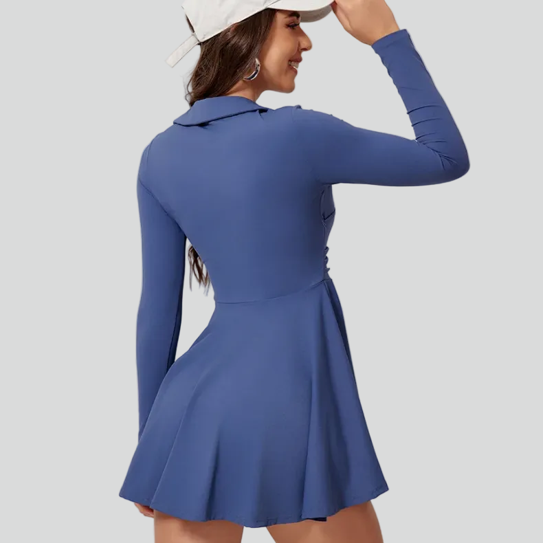 Vestido Esportivo Manga Longa Daline