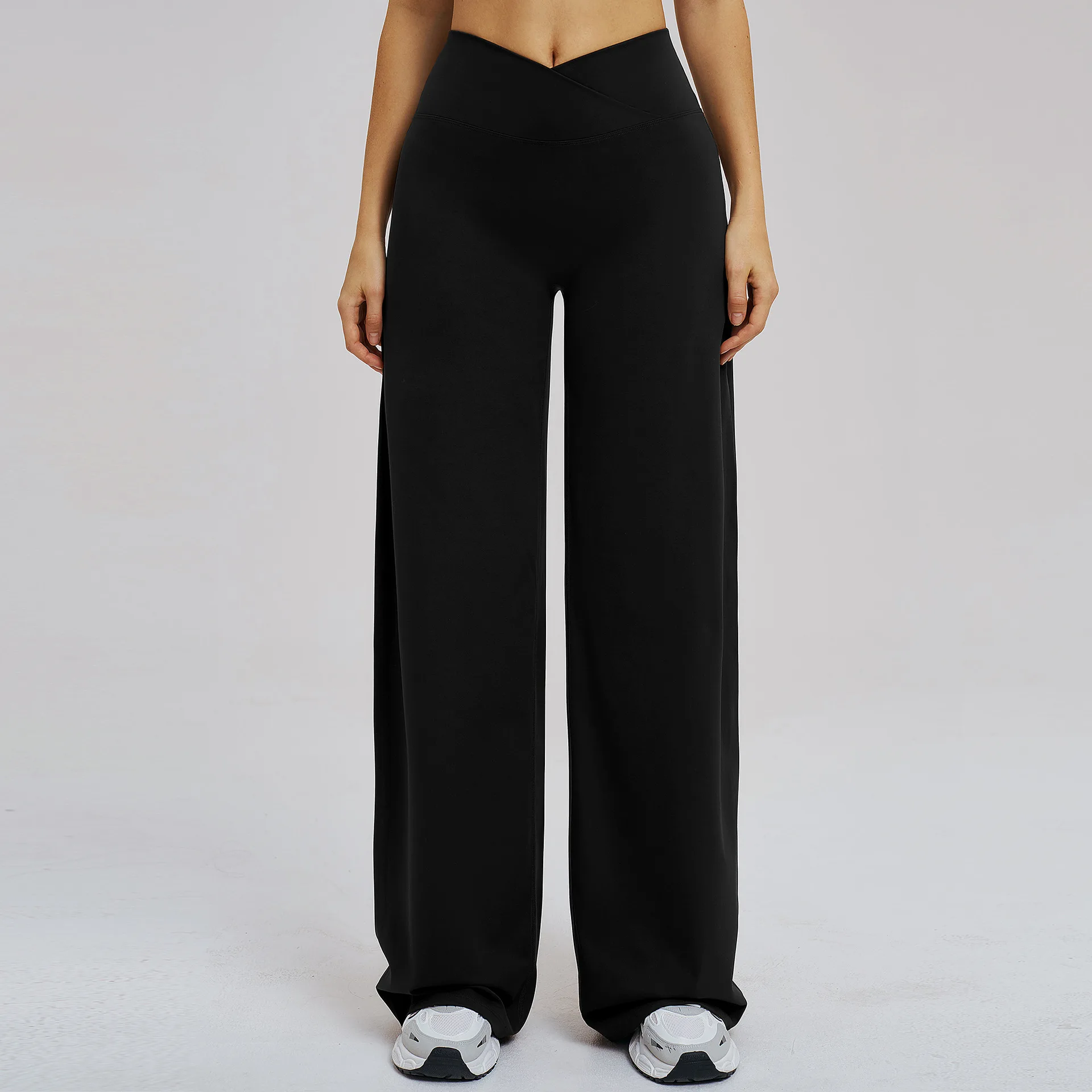 Calça Wide Leg Cós V Modeladora Efeito BUUM