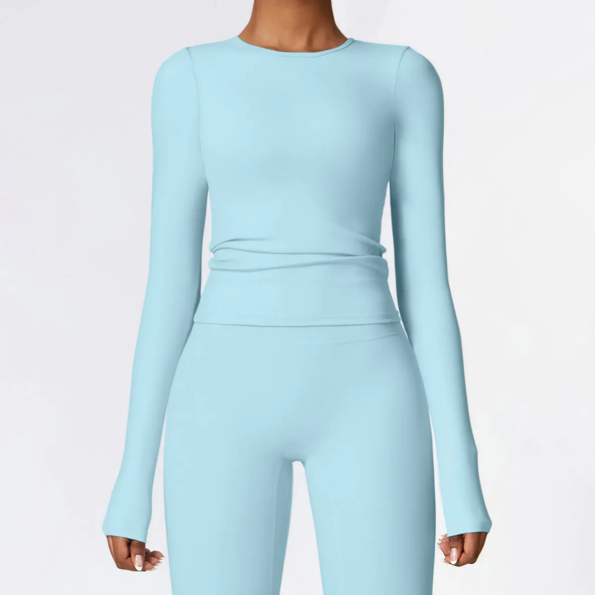 Blusa Manga Longa Alta Elasticidade Basic