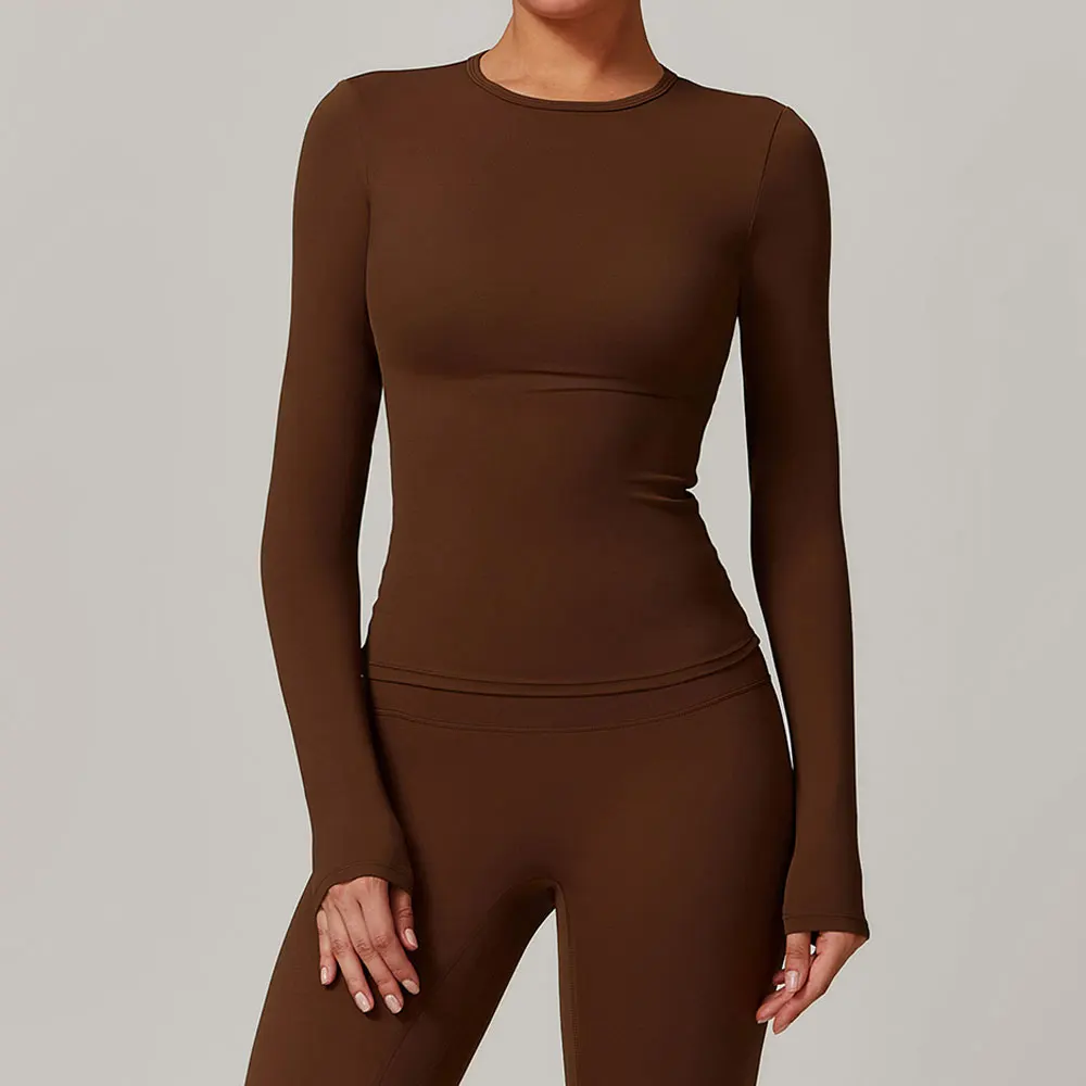 Blusa Manga Longa Alta Elasticidade Basic