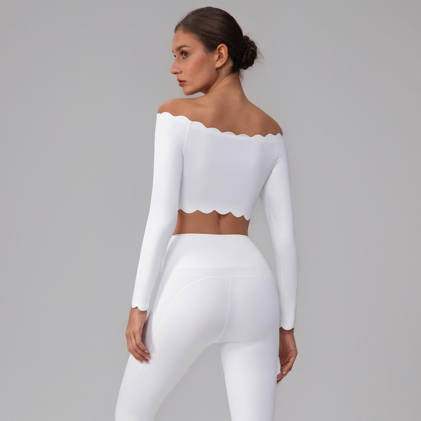 Conjunto Top Manga Longa e Legging Nuvem Aura