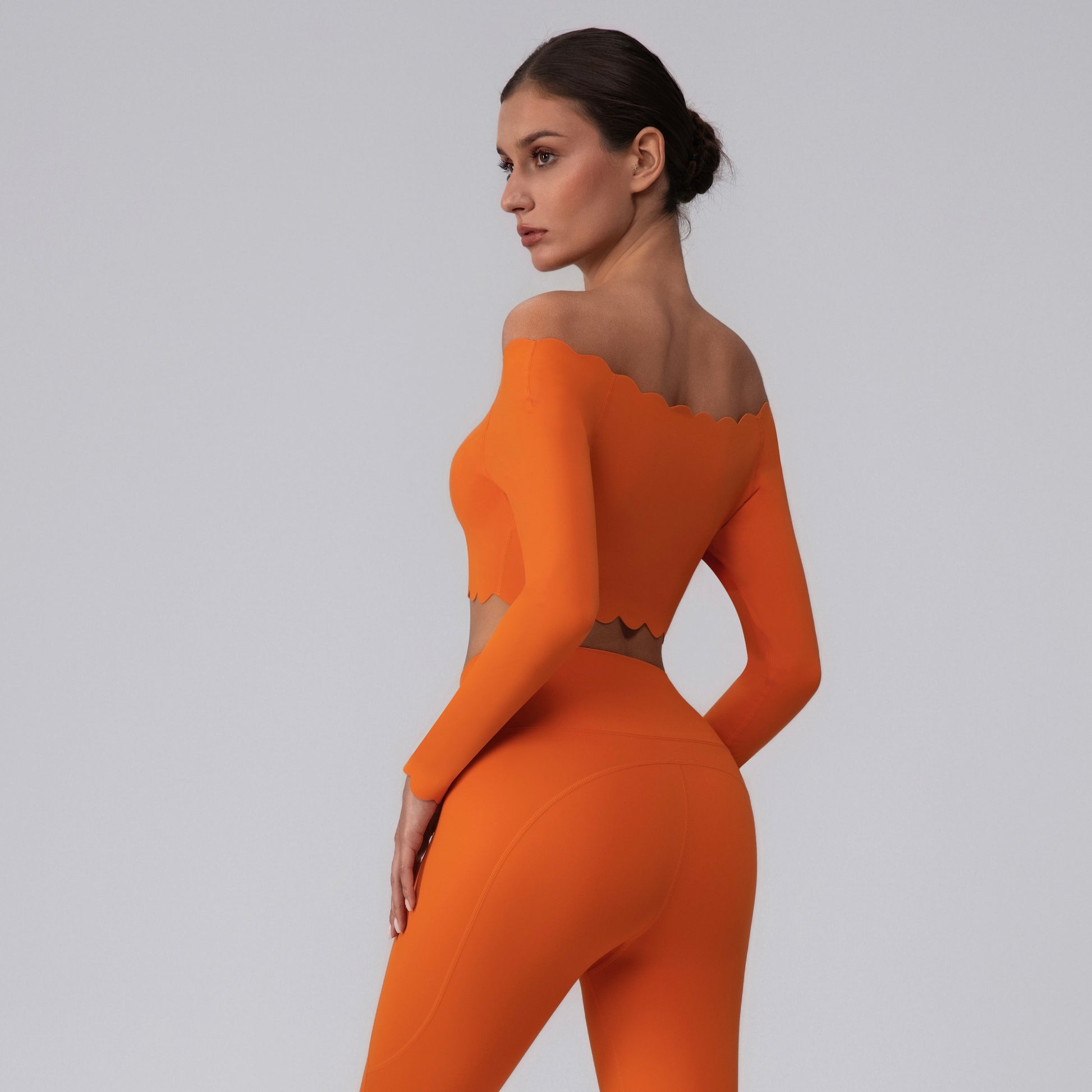 Conjunto Top Manga Longa e Legging Nuvem Aura